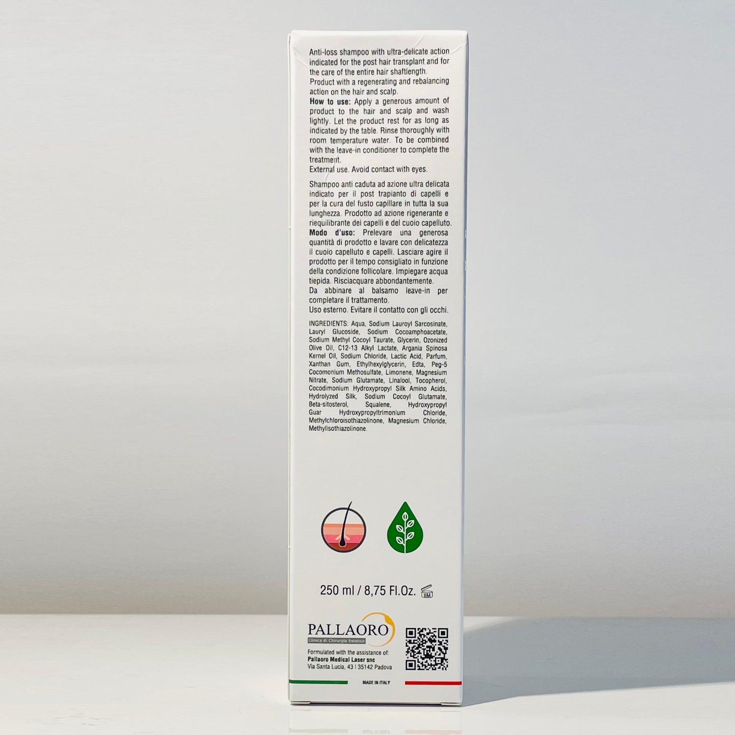 Shampoo anti caduta HST post trapianto capelli